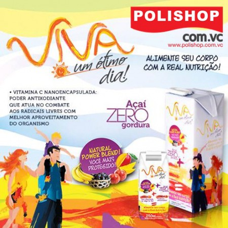 O poderoso e saboroso BLEND natural composto pelo primeiro e único AÇAÍ ZERO GORDURA